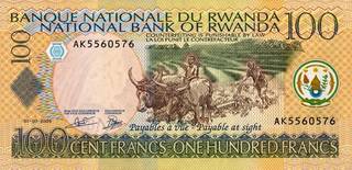 100 руандийских франков