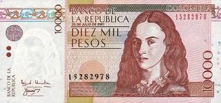 10000 колумбийских песо
