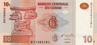 10 конголезский франков