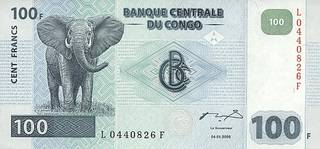 100 конголезский франков