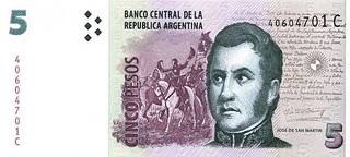 5 аргентинских песо