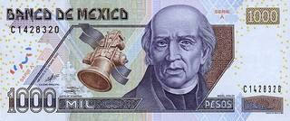 1000 мексиканских песо