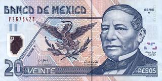20 мексиканских песо