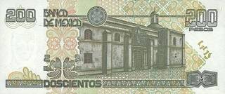 200 мексиканских песо - оборотная сторона