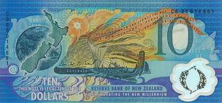 10 новозеландских долларов