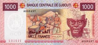 1000 джибутийских франков