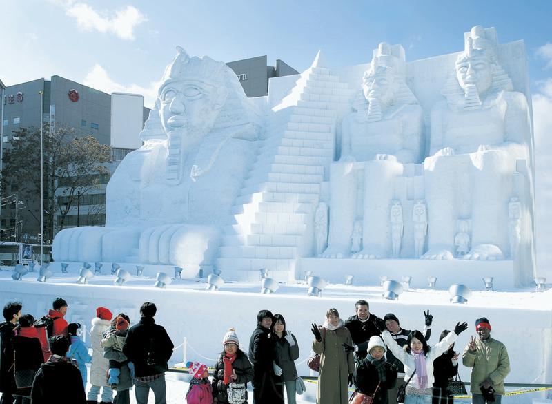 В Японии пройдут снежные фестивали