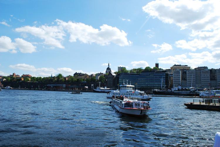 Швеция - Вид на каналы Стокгольма