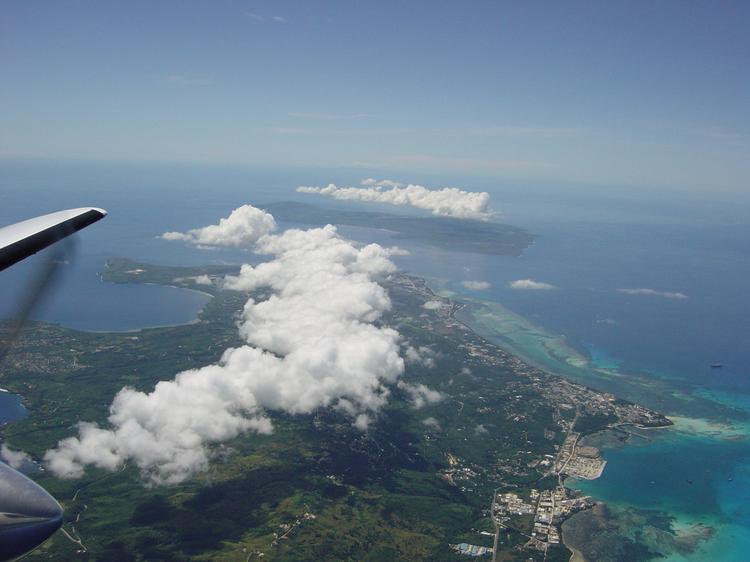 Марианские острова - Сайпан с воздуха