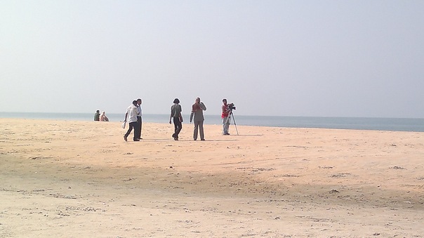 Индия - Съемки видеоклипа на пляже в 30-градусную жару