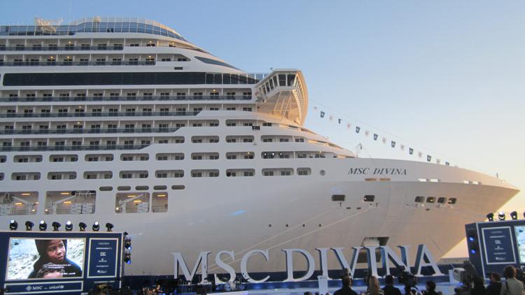 Инаугурация круизного лайнера MSC Divina, Марсель