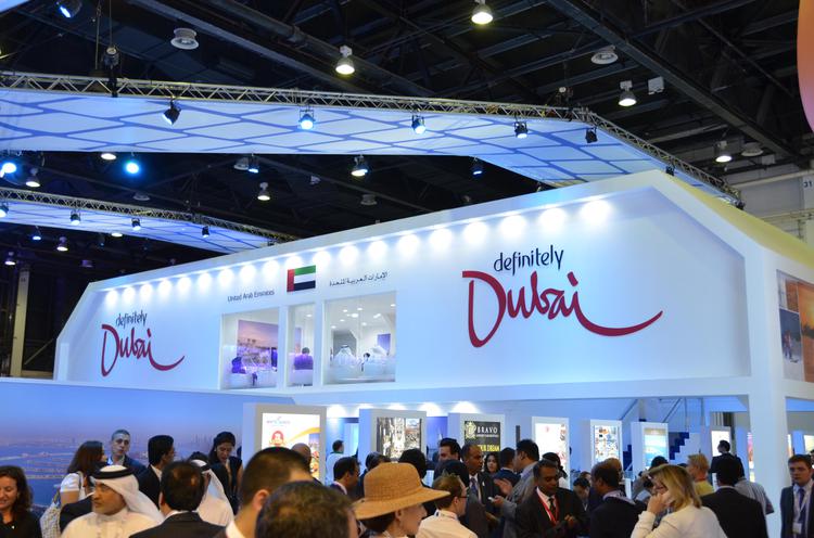 Стенд эмирата Дубай на выставке Arabian Travel Market