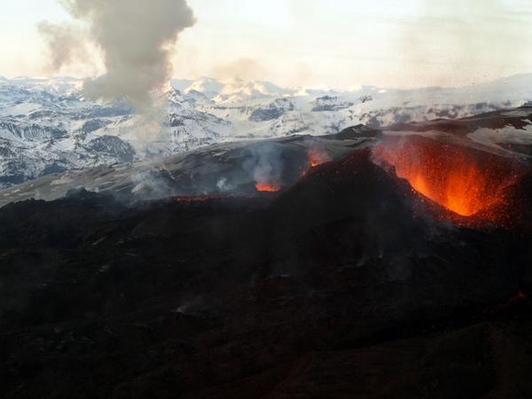 Извержение вулкана в Исландии глазами очевидца