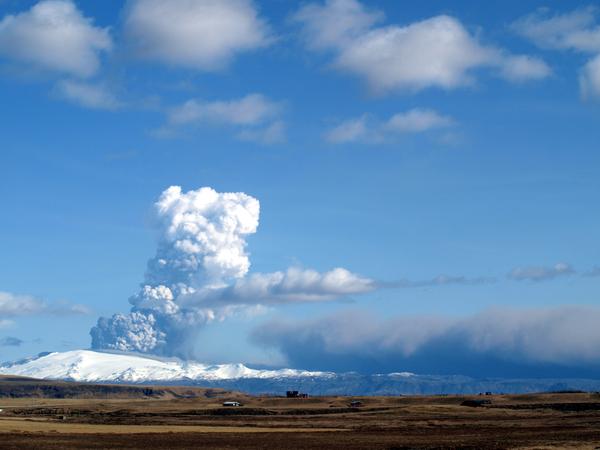 Извержение вулкана в Исландии глазами очевидца