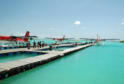 Воздушное такси. Фото , Мальдивы