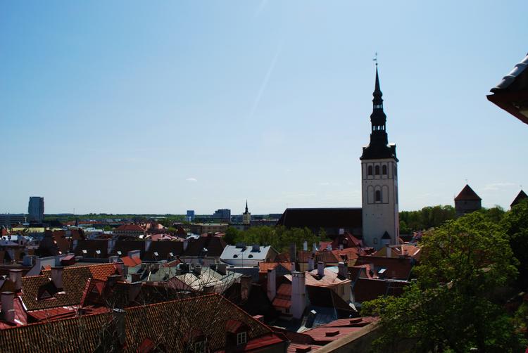 Таллин, вид на город
