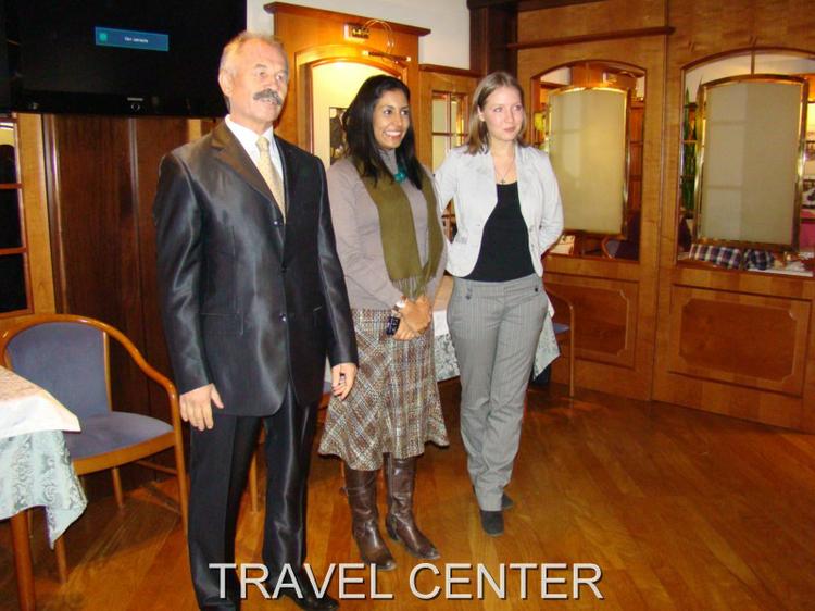 Президент Компании Travel Center Г-н Крсто Маркович,
Коммерческий директор сети отелей SunSol Г-жа Nathalie Quijada