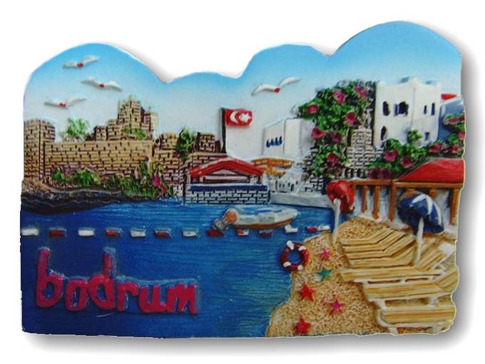 Сувениры из Бодрума, Турция. Магнит-сувенир из Бодрума: крепится на холодильник