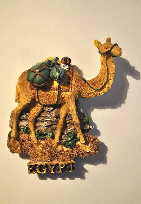 Сувениры из Хургады, Египет. Сувенир из Египта в виде верблюда с магнитом
