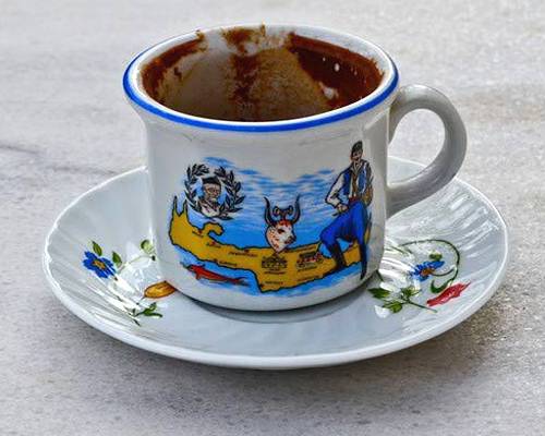 Сувениры из Херсониссоса, Греция. Чашка-сувенир из Херсониссоса острова Крит