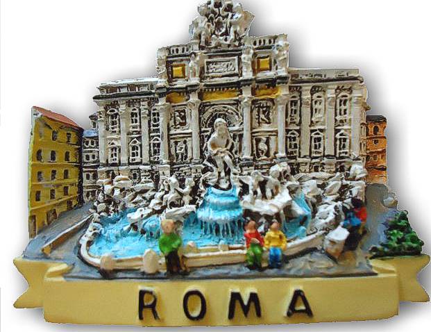 Сувениры из Рима, Италия. Сувенир в виде магнита из Рима - Колизей