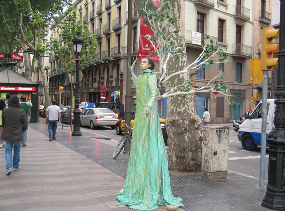Барселона улица рамбла