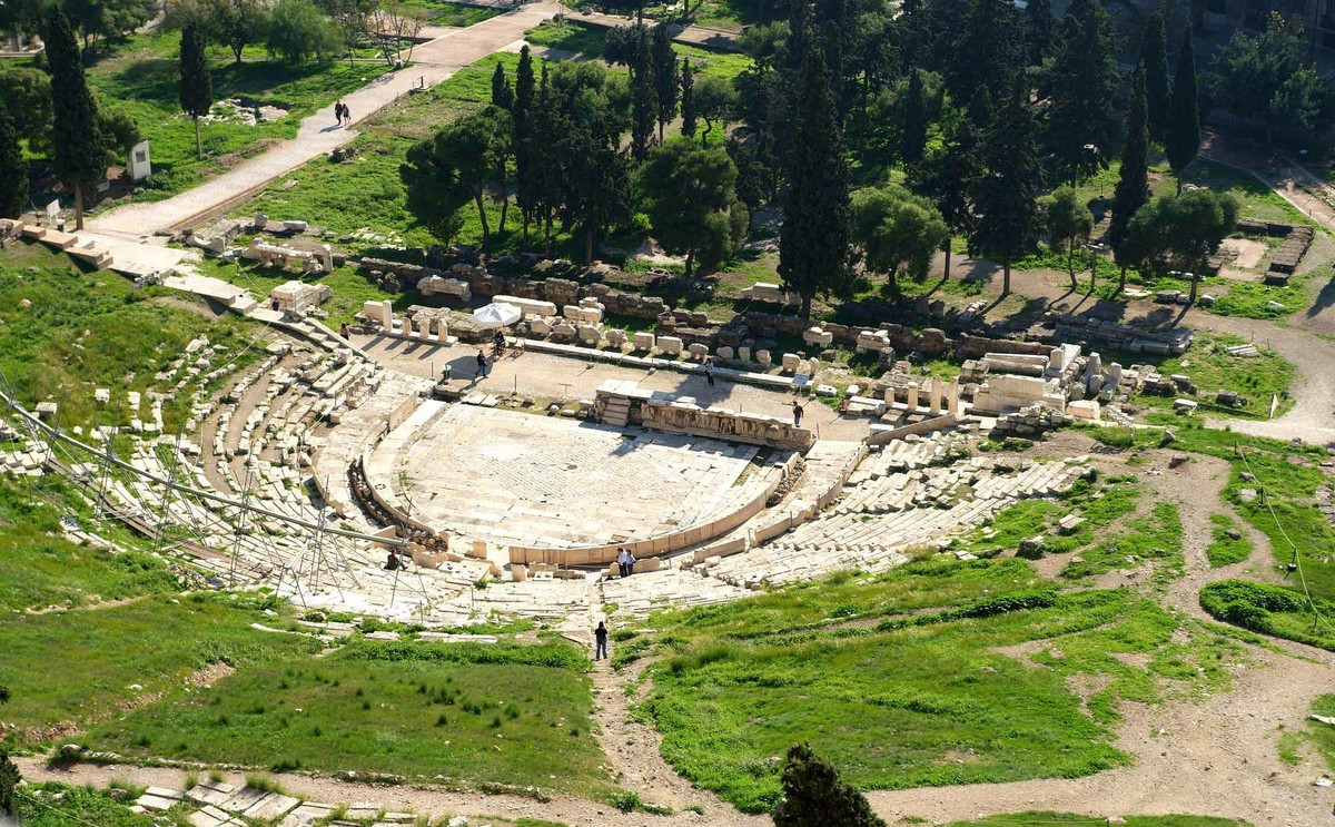 Театр диониса в афинах