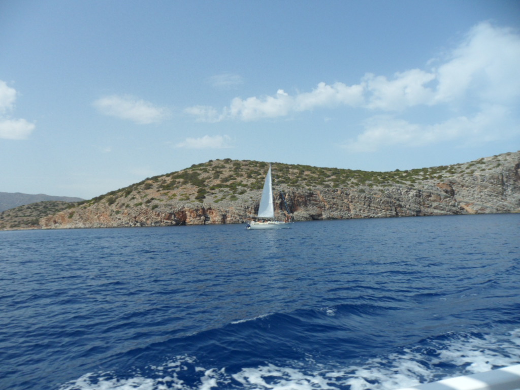 Греция - Вид с корабля на море