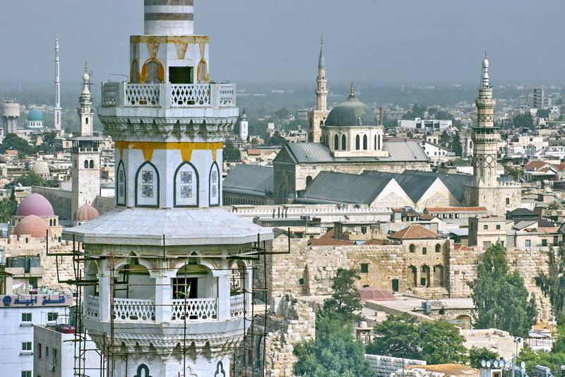 вид на старый Дамаск сверху.
Автор фото - Анхар Кочнева