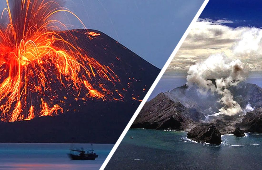 Туристическую группу накрыло извержением вулкана, минимум один турист погиб