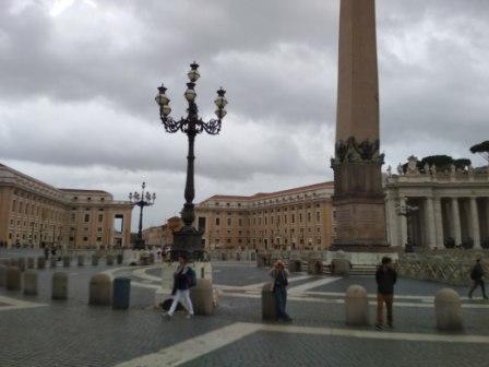 Италия - Площадь святого Петра, с другой стороны