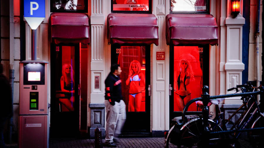 Улица Красных Фонарей В Амстердаме Фото