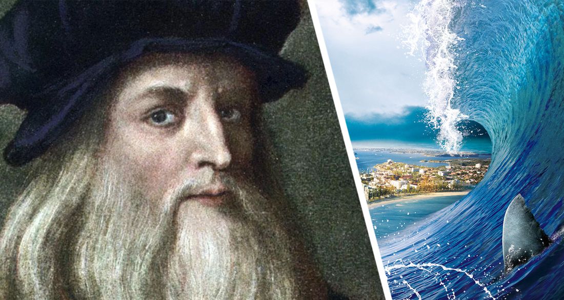 Леонардо да Винчи описал разрушительное цунами в Анталье