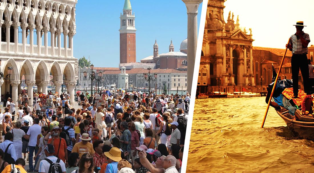 В Венеции установили систему перехвата данных сматрфонов туристов, идущих по улице