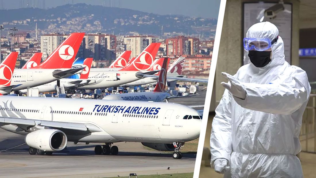 Турция: смолет Turkish Airlines отказались принять в Стамбуле из-за коронавируса
