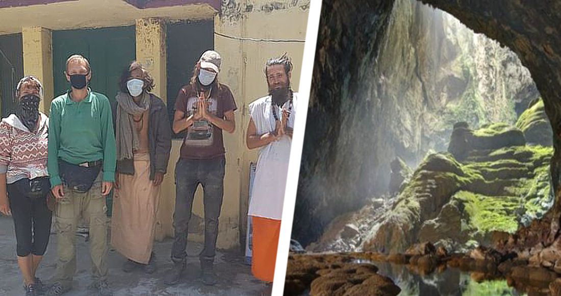 В Индии шесть туристов жили месяц в пещере после введения карантина