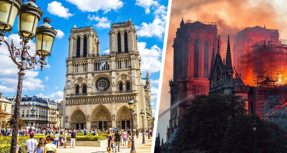 Пострадавшую от пожара площадь перед Нотр-Дам в Париже вновь открыли для туристов