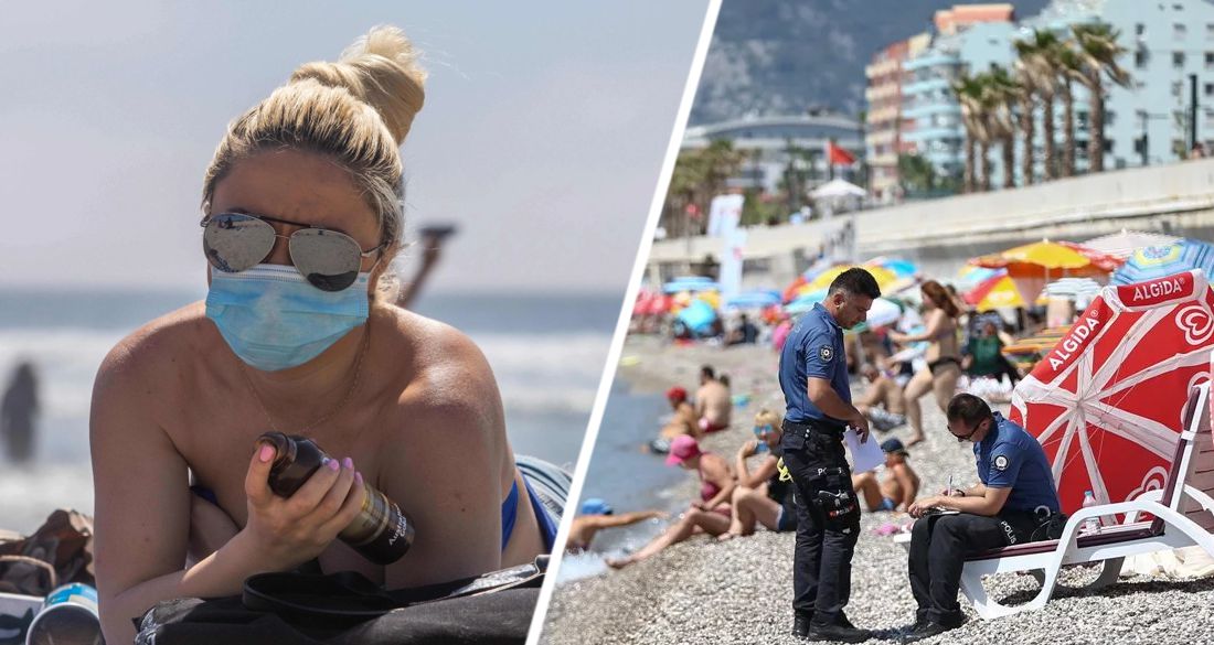 В Анталии полиция провела облаву на туристов-нарушителей: прочесали 7 км пляжа