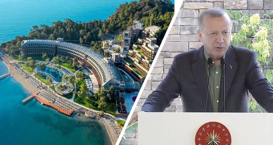 Эрдоган открыл люксовый отель в Анталии в ожидании российских туристов