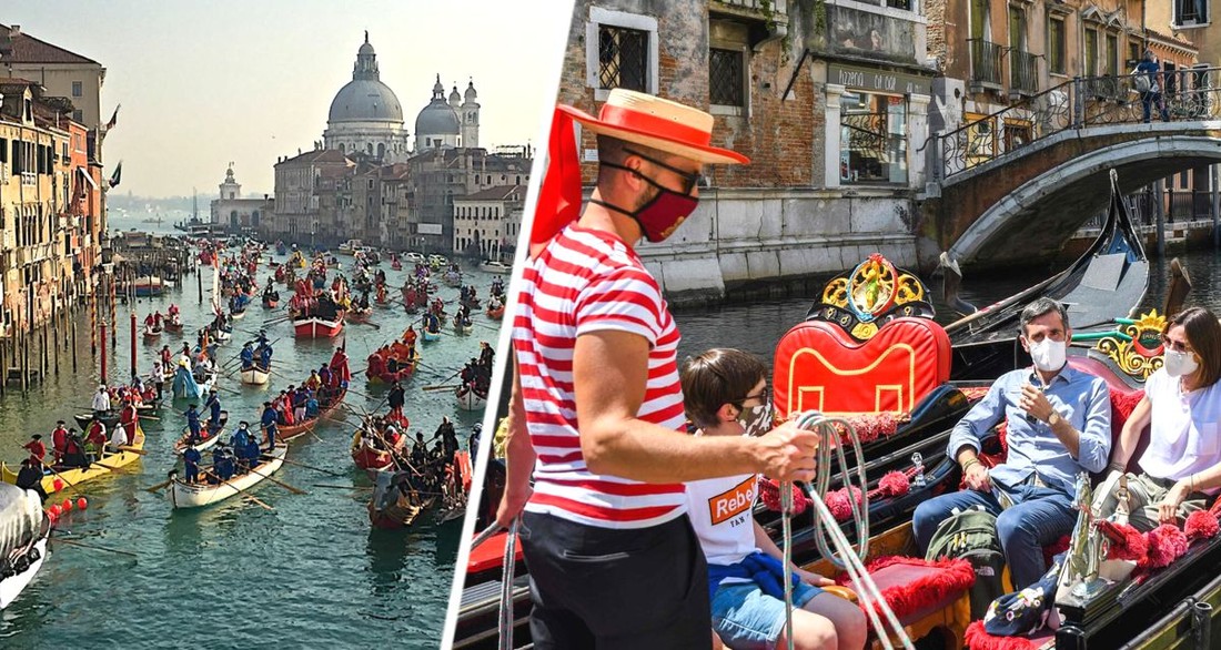 Плевки, оскорбления и удары кулаком: в Венеции начались постоянные драки местных с туристами за места в водном трамвае