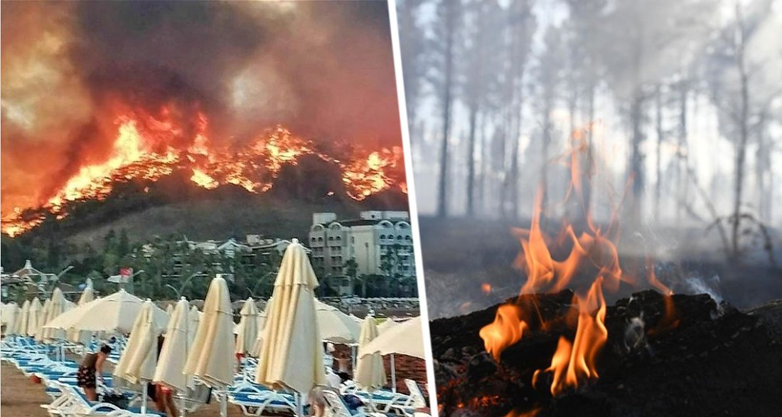 Турция разрушена «как Хиросима»: всюду гарь и пепел, оборона курортов от огня продолжается