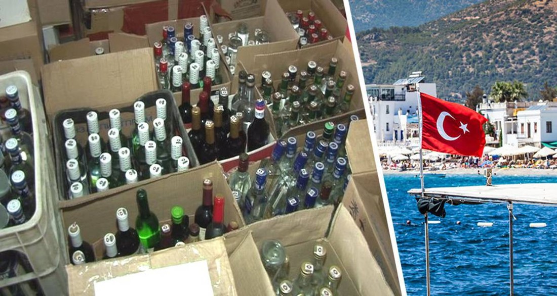 В Анталии туристов продолжают спаивать контрафактным алкоголем: полиция накрыла склад прямо в отеле