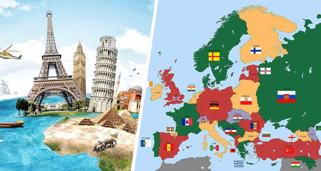Одна треть мест в отелях, доступных для туристов в Европе, оказалась сосредоточена в двух странах