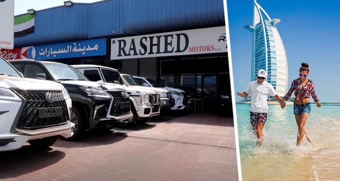 Российский турист приехал в Дубай и удивился, почему там от хороших машин избавляются через 1-2 года и где такие машины можно купить