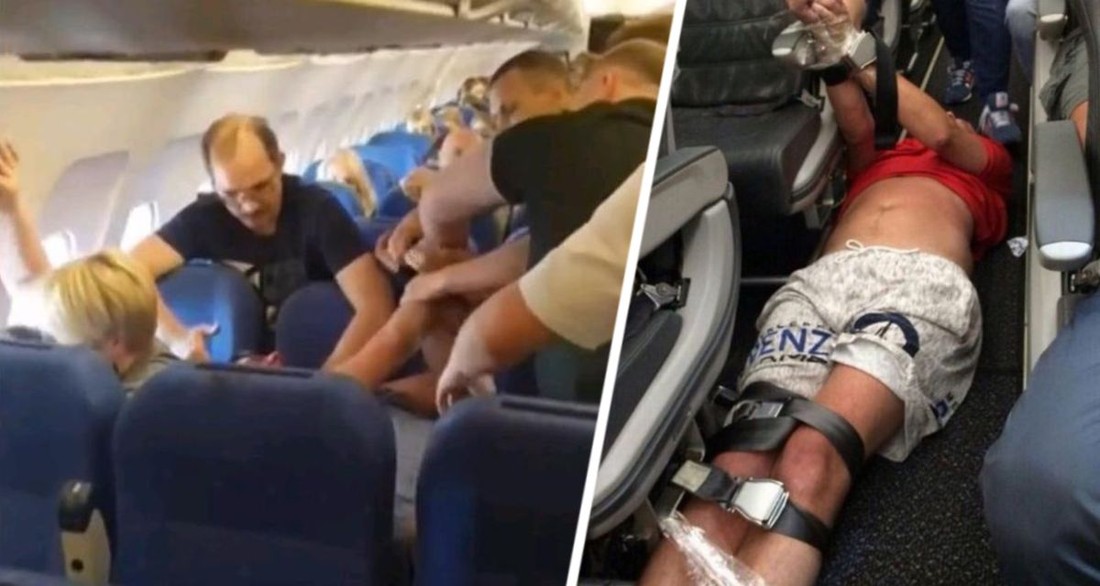 Турист бросился душить стюардессу после замечания о покинутом кресле