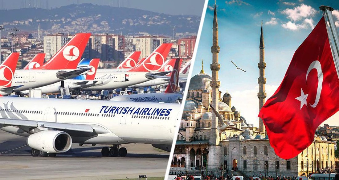 Turkish Airlines объявили об отмене рейсов в Стамбул