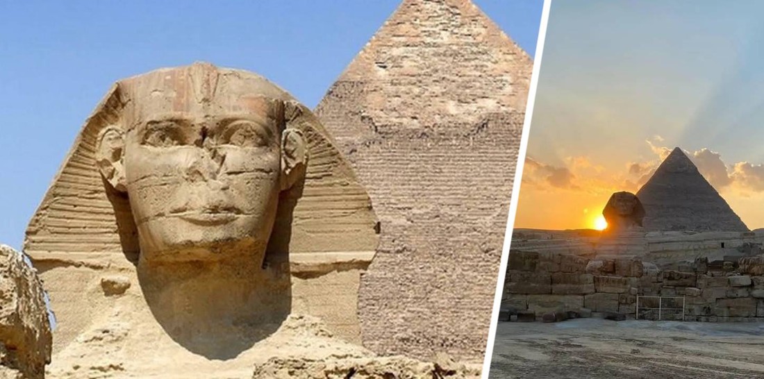 Все в ужасе: египетский Сфинкс неожиданно закрыл глаза