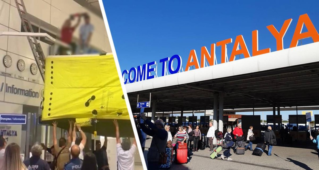 Российский турист повесился в аэропорту Анталии на глазах у толпы пассажиров
