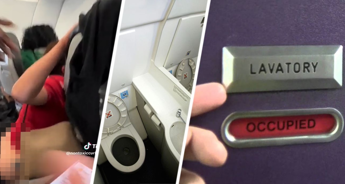 Туристка спустила штаны в самолете и справила нужду в проходе на глазах у шокированных пассажиров