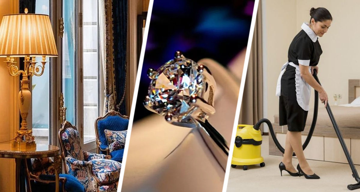 Турист потерял в отеле кольцо с бриллиантом за 73 миллиона рублей и неожиданно получил его обратно из пылесоса